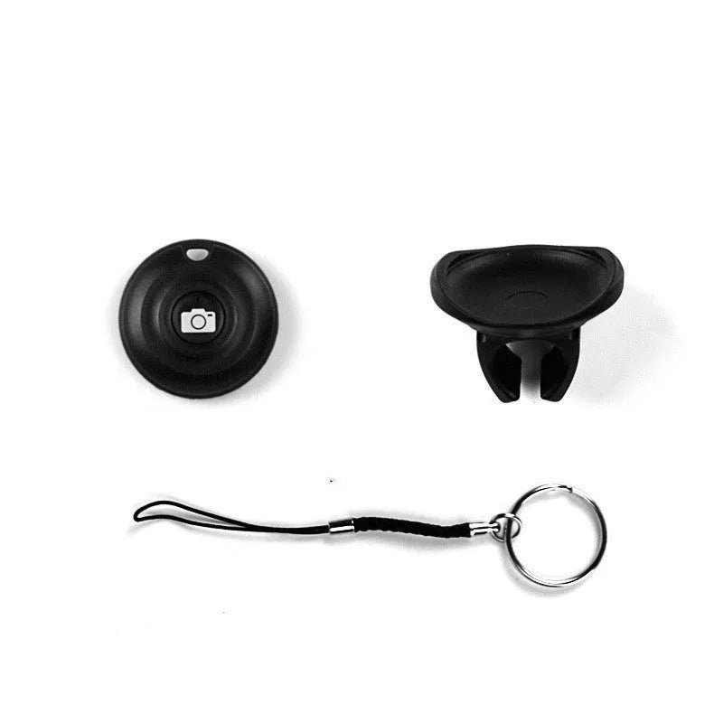 Black Snap Bluetooth wireless remote control for taking selfies and photos on mobile phones from over 10 metres away.
