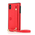 Leather messenger phone case with card holder slot and wristband holster in multiple colours