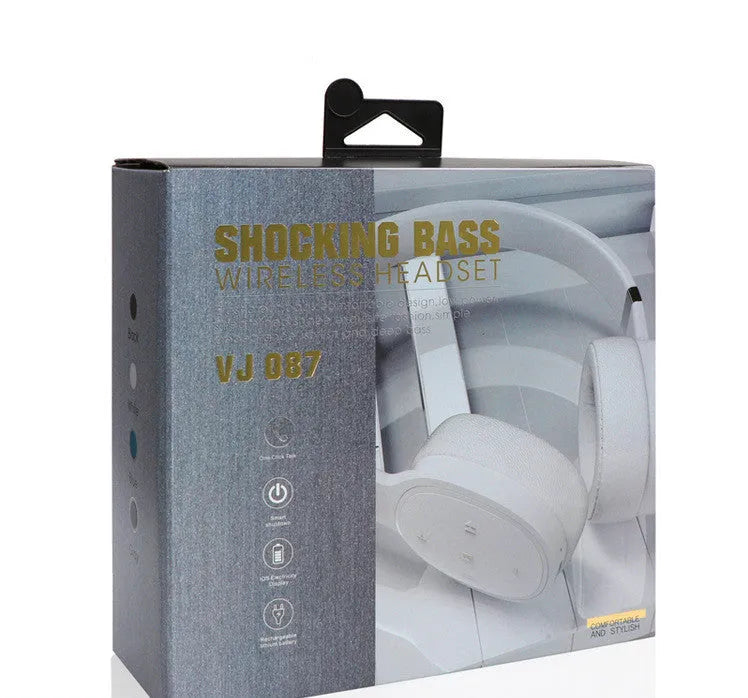 Wireless Bluetooth headphones in black, blue, grey, and white colours with 40mm speakers
