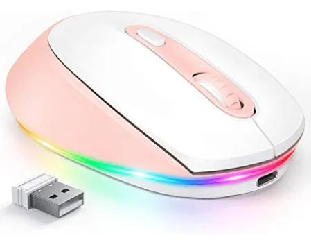 24g wireless optical mouse with rechargeable battery in choice of seven colours