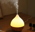 Asakusa wood grain finish aroma diffuser with 100ml water tank and USB cable