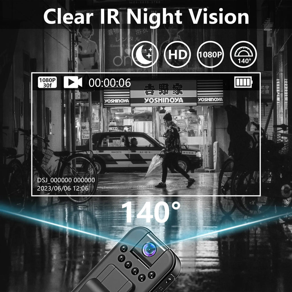 L7 home security camera with wifi connectivity and infrared night vision capability