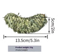 Timothy grass pet chew toy shaped like an apple for rabbits and guinea pigs
