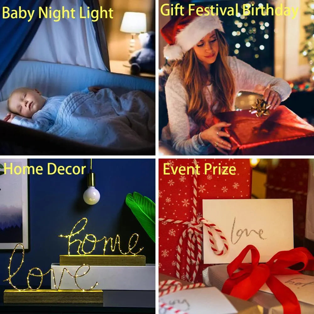 Acrylic 3D night light with European style laser-cut design and colour changing LED illumination