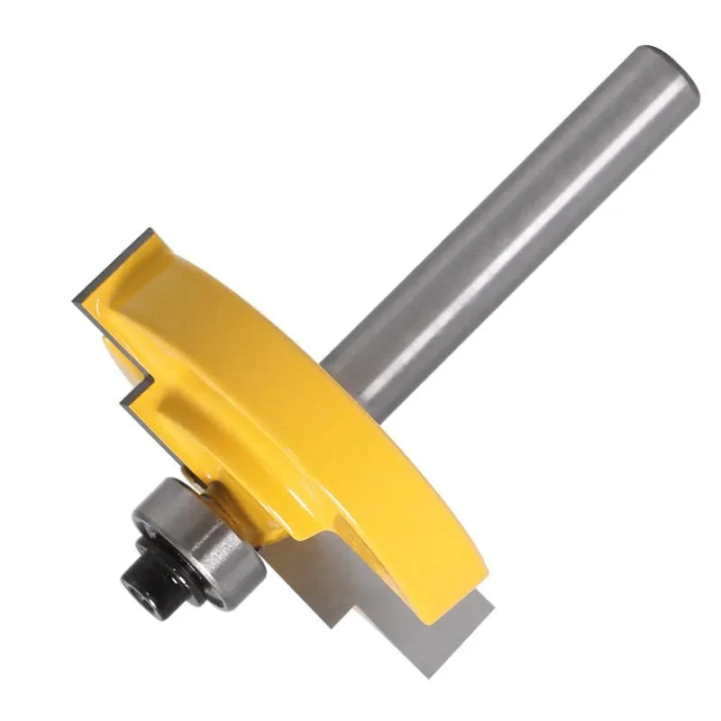 Carbide woodworking step cutter with 47.62mm ball diameter and 8mm round shank