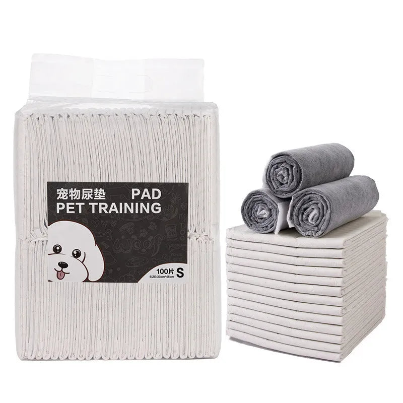 Bamboo charcoal deodorant pet urinal pads S size 33x45cm 100 pieces absorbent dog cat diaper