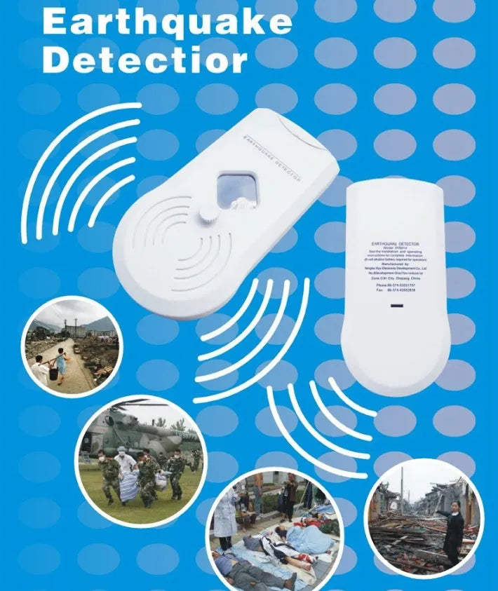Earthquake alarm detector L2000 model with battery compartment