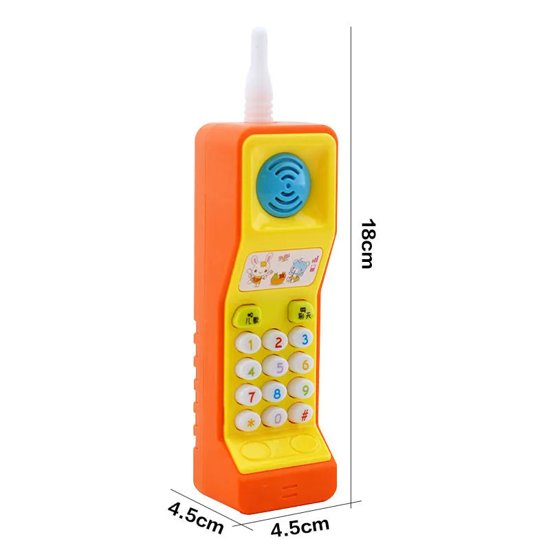 Children's educational toy with sound and light effects featuring cartoon animal design for age 3+