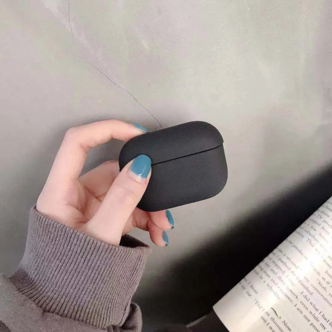 Plastic protective case for AirPods Pro showing multiple colour options
