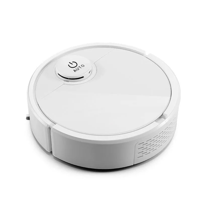 Automatic sweeping floor cleaning robot with compact square design