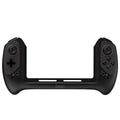 Black Bluetooth wireless gamepad for Nintendo Switch with ergonomic curved grip and matte finish