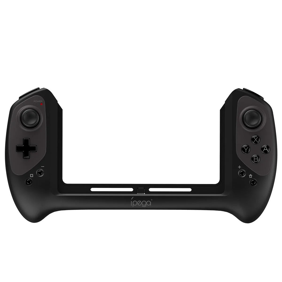 Black Bluetooth wireless gamepad for Nintendo Switch with ergonomic curved grip and matte finish