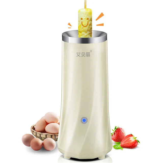 Beige mini breakfast machine countertop appliance with automatic operation