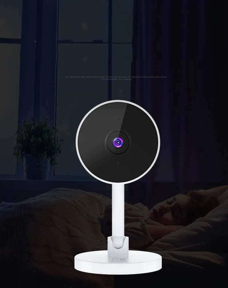 White Flash Fish SKX10 WiFi security camera with gun-style design for indoor home monitoring