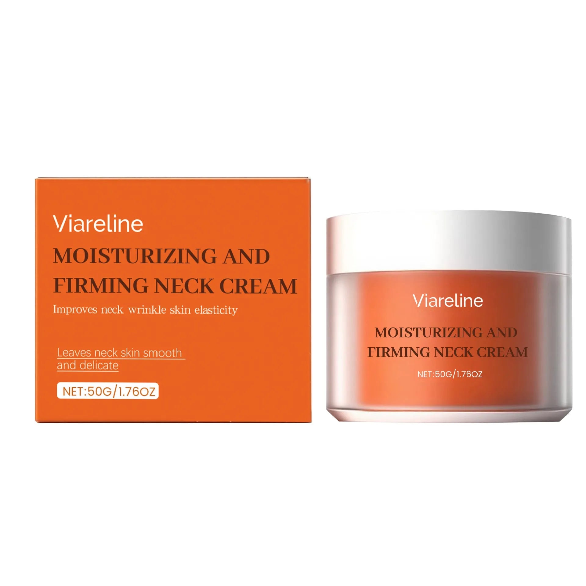 Daily Neck Contour Skin Moisturising Care Cream 50g in compact packaging