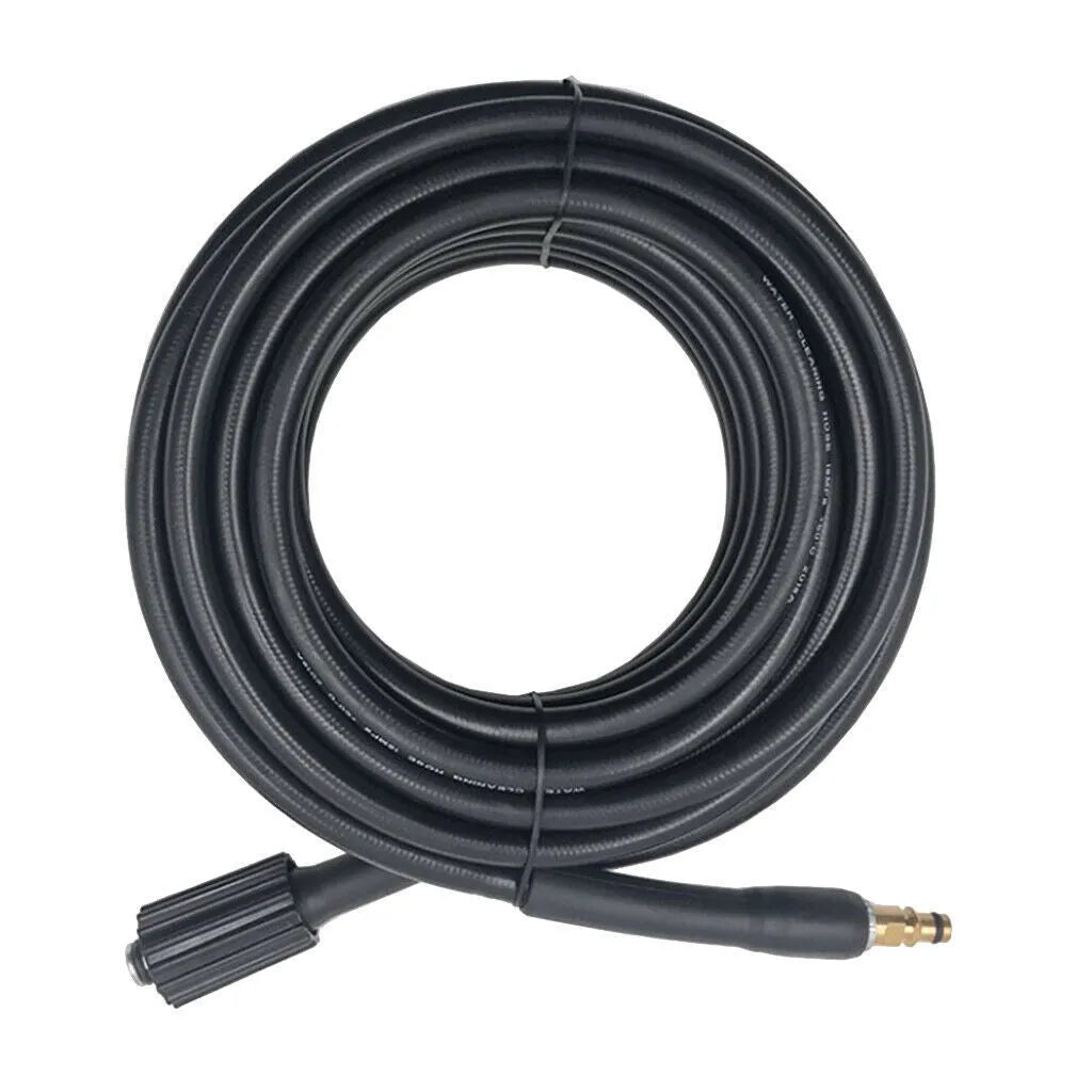 High pressure car wash tube set with copper and nylon gun in black for 18MPa car washing
