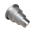 Mini three-layer aluminium alloy cake mould in silver with three sizes for fondant cake forming and DIY baking