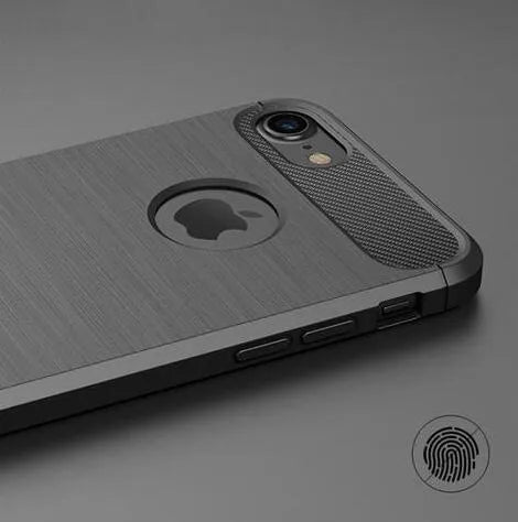 Shock proof TPU phone case back cover in solid colour for iPhone models