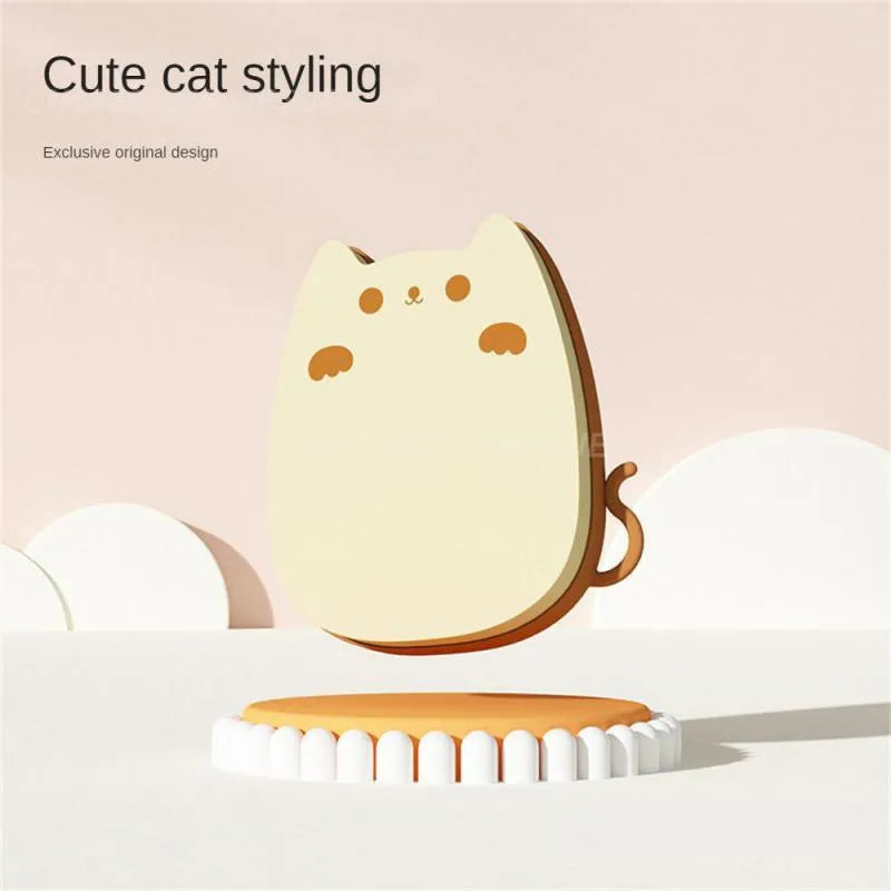 Blue silicone pet comb with sponge head for static adsorption of cat and dog hair.