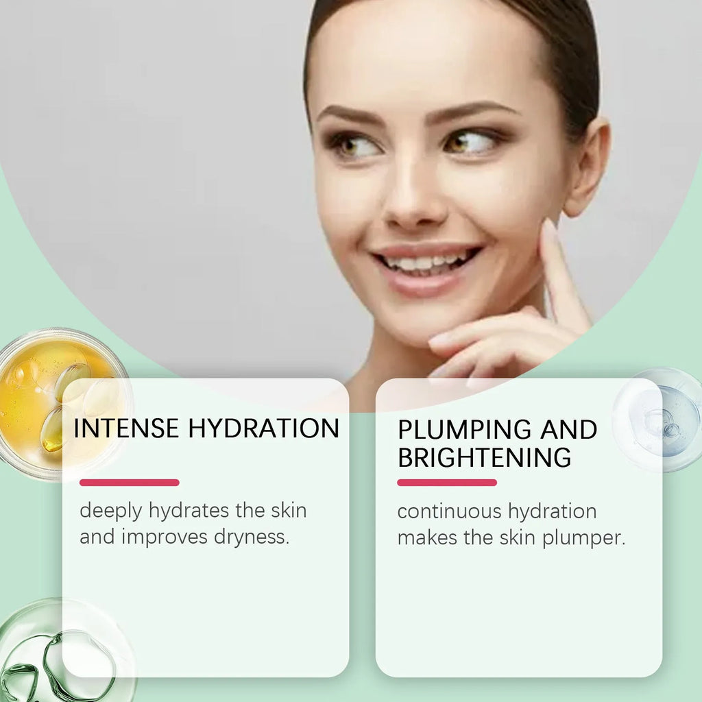 Retinol hydrating sheet face mask with hyaluronic acid and Centella asiatica in foil packet