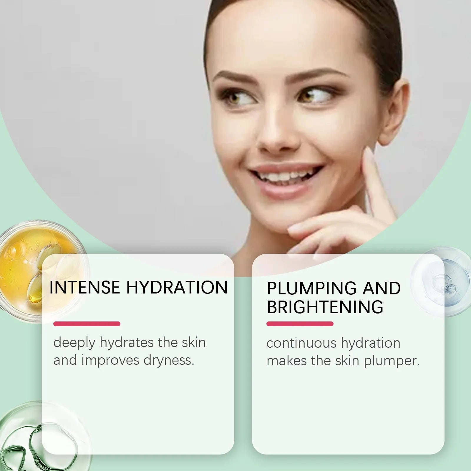 Retinol hydrating sheet face mask with hyaluronic acid and Centella asiatica in foil packet