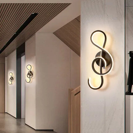 Nordic minimalist LED wall lamp with silicone shade for bedside use, black finish