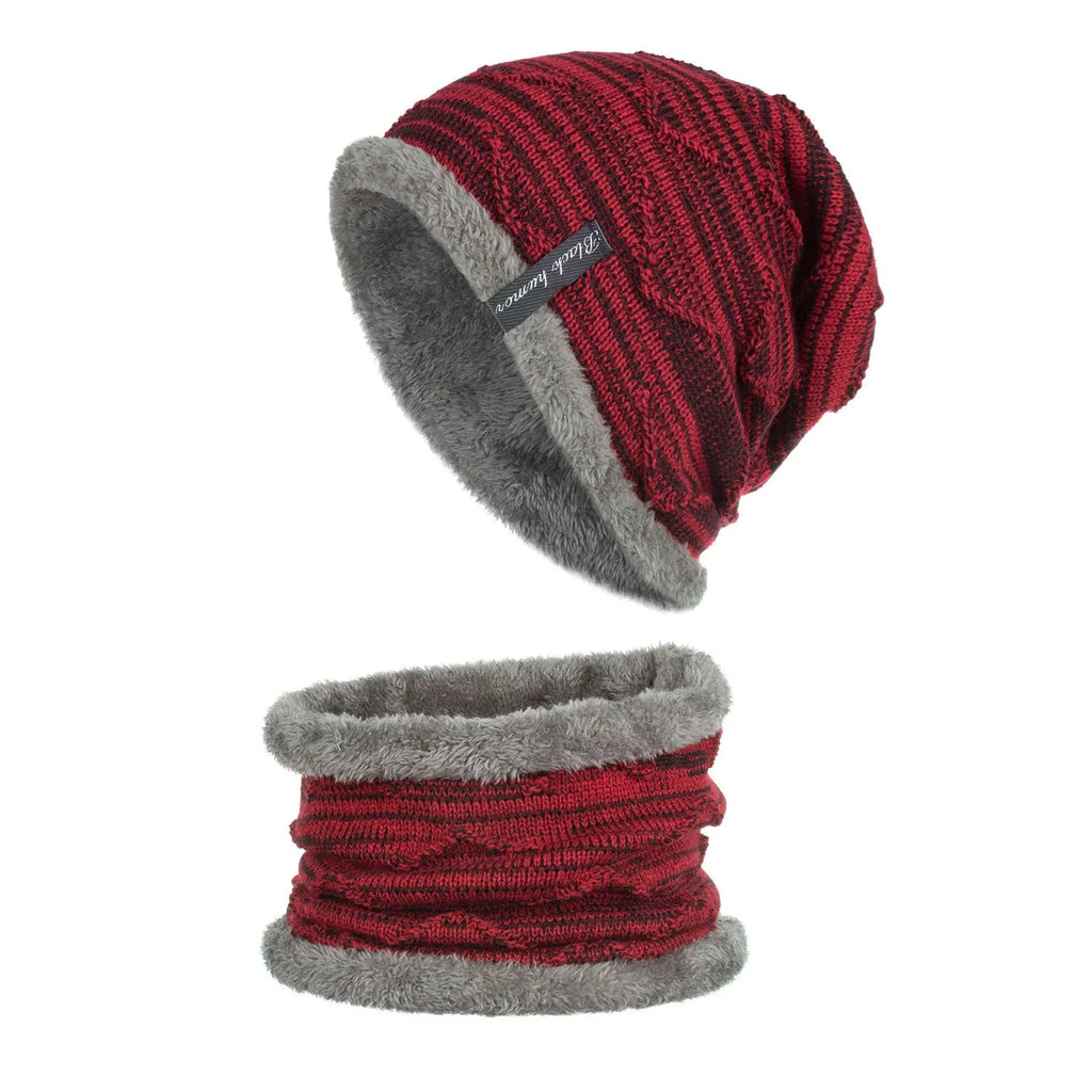 Diagonal hook knitted acrylic hat with adjustable circumference 44 to 60 cm in multiple colour options