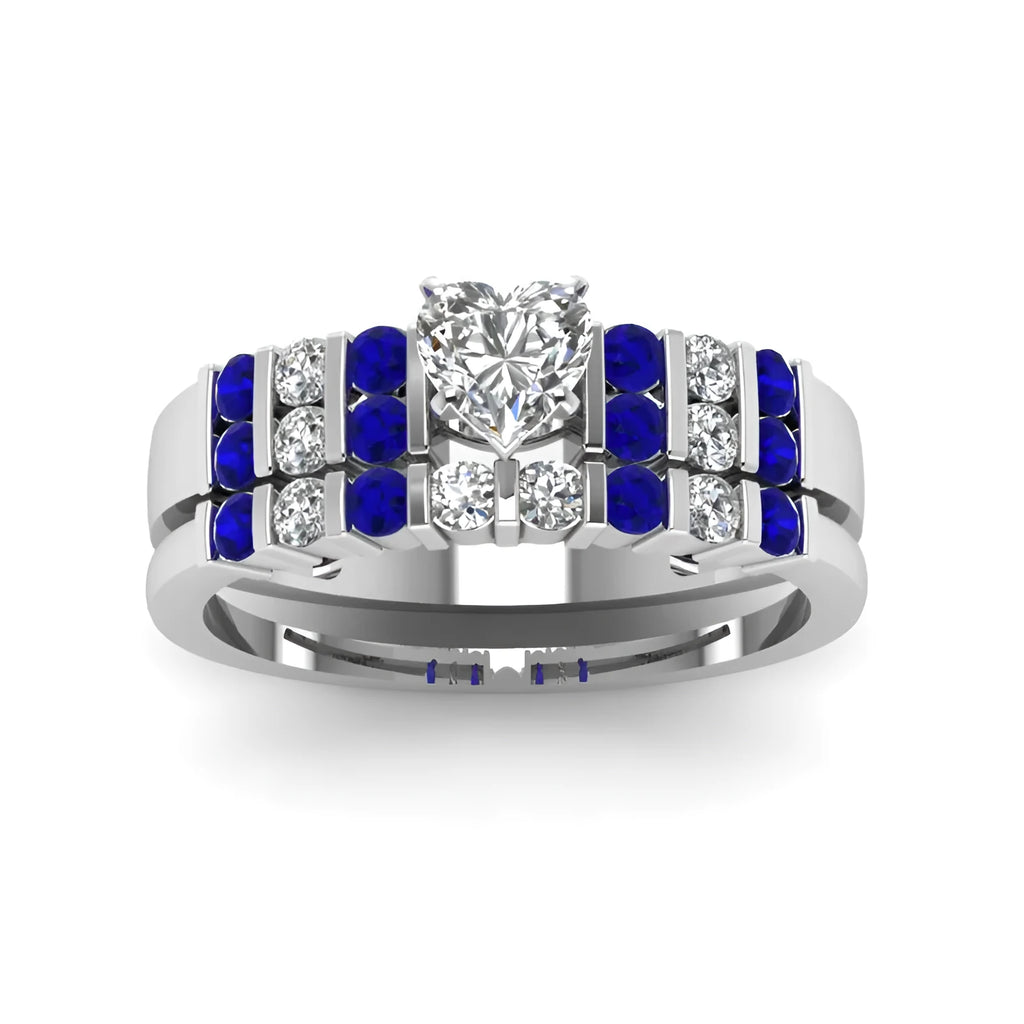 Square love heart-shaped women's ring in alloy with artificial gem inlay, silver colour option, size No 7