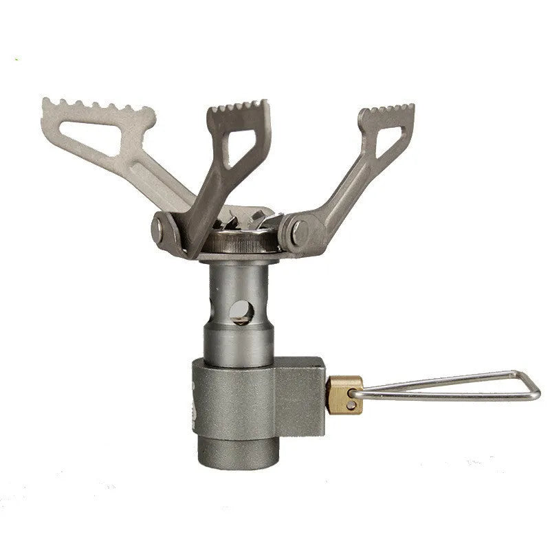 Style1 portable propane camping stove with one-piece furnace.