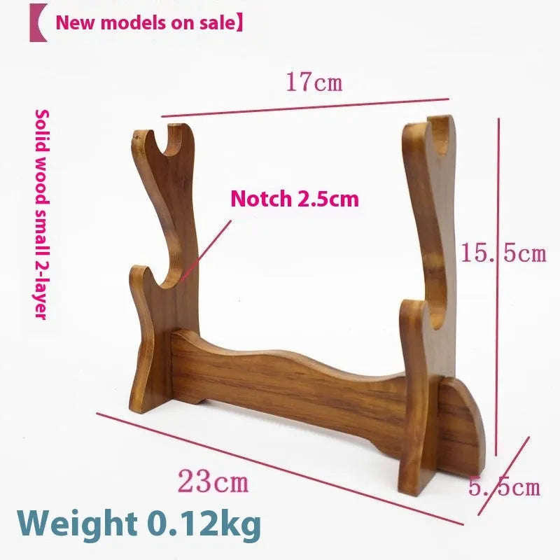 Wooden handmade multi-layer shelf bracket in traditional Chinese style design