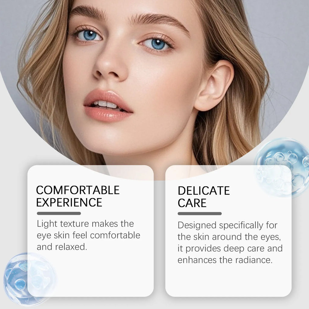 20g moisturising eye cream jar with ceramide formula for under-eye care