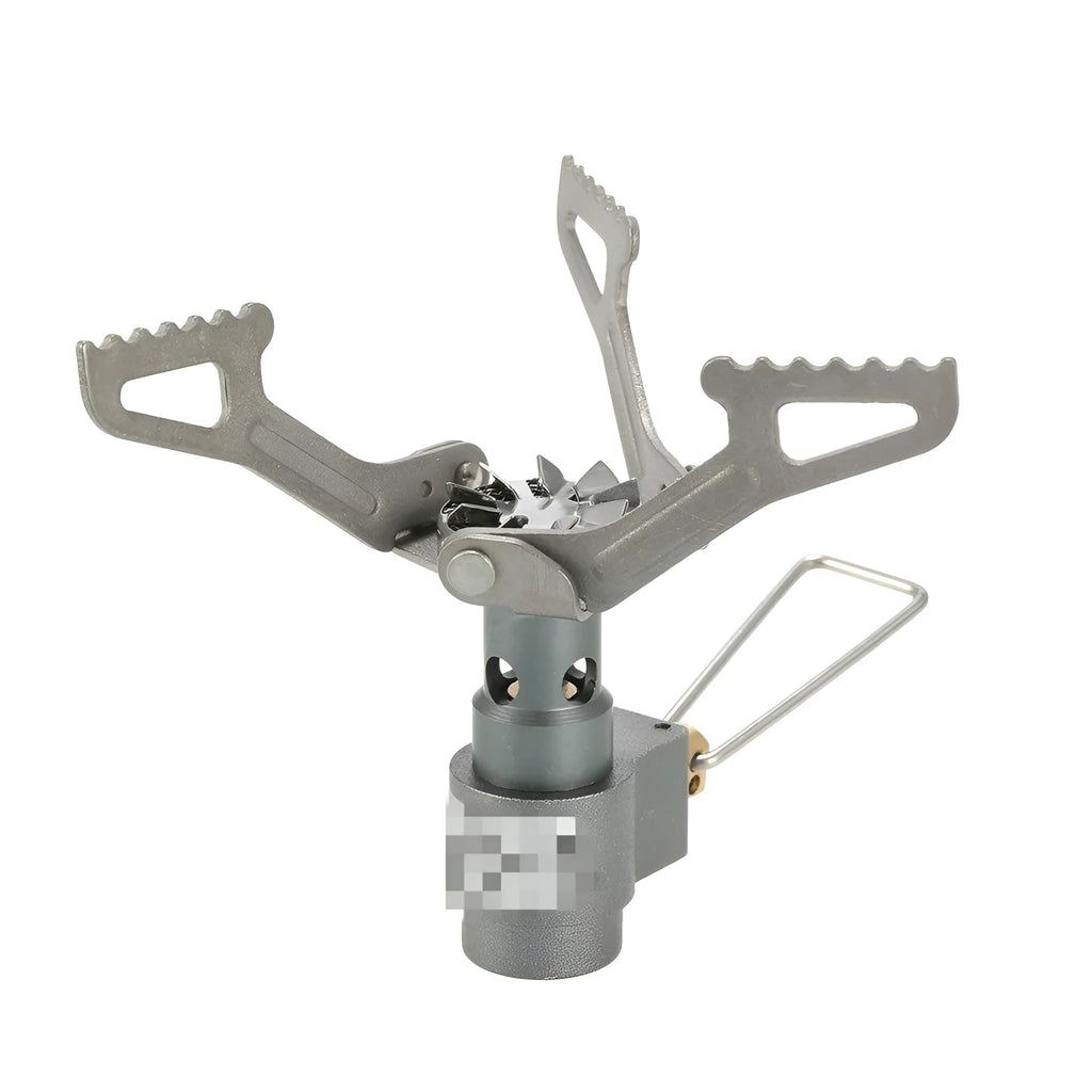 Style1 portable propane camping stove with one-piece furnace.