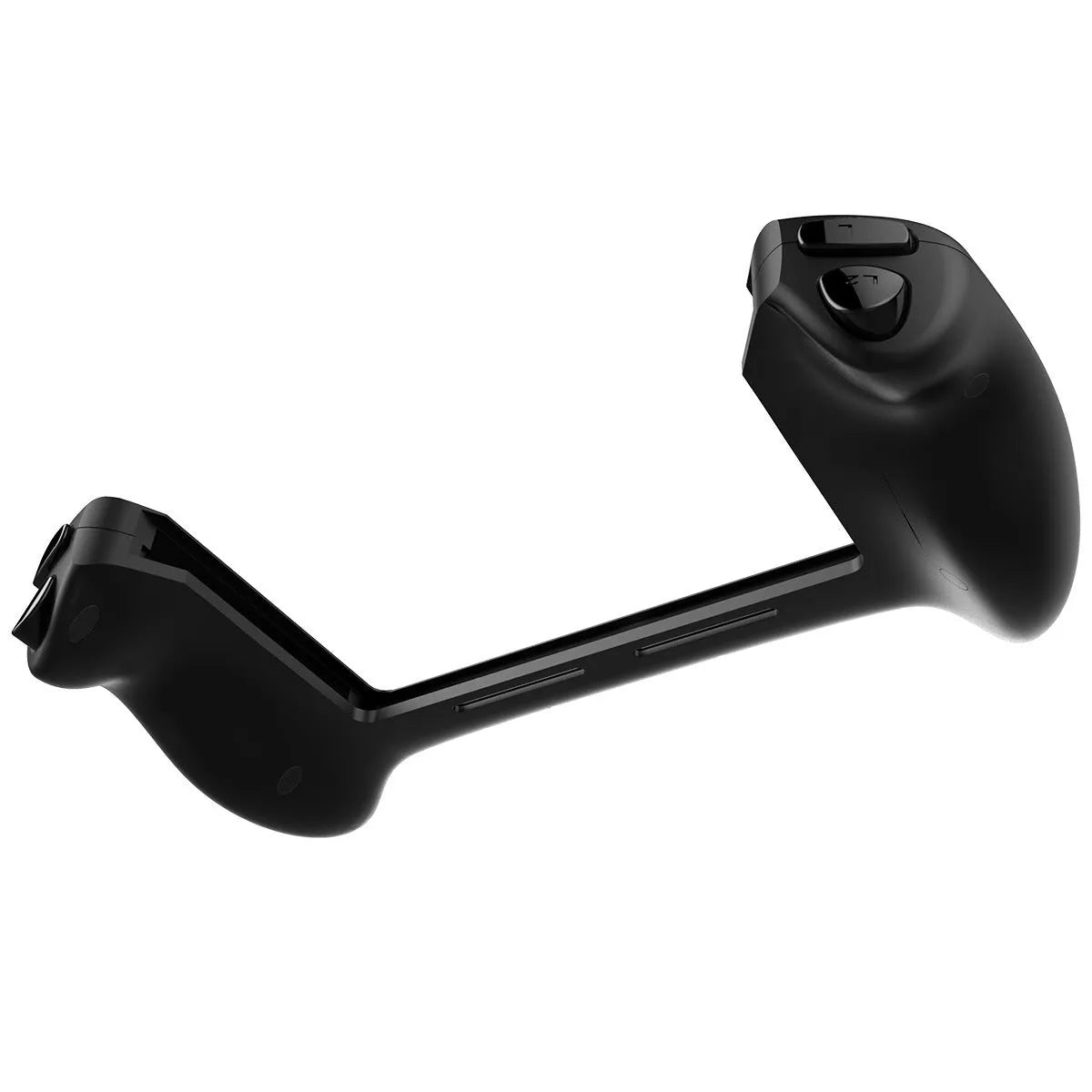 Black Bluetooth wireless gamepad for Nintendo Switch with ergonomic curved grip and matte finish