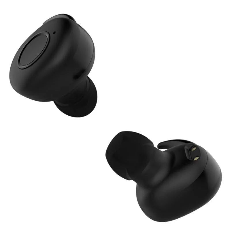Bluetooth headset noise reduction HiFi stereo mini sports wireless earbuds in-ear with microphone black