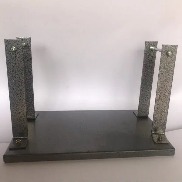 Black iron electric planer flip chip bracket showing inverted mounting design