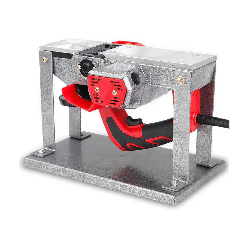 Black iron electric planer flip chip bracket showing inverted mounting design
