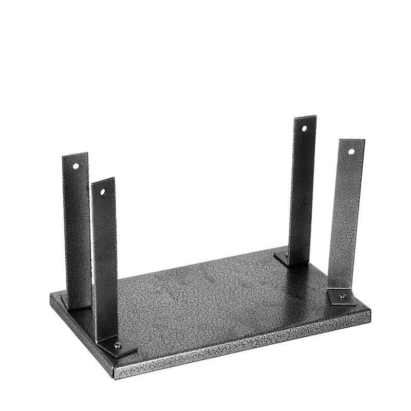 Black iron electric planer flip chip bracket showing inverted mounting design