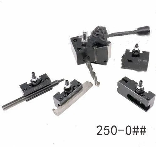 Machifit 250-000 wedge steel quick change tool post with M10 size for woodworking lathe tools