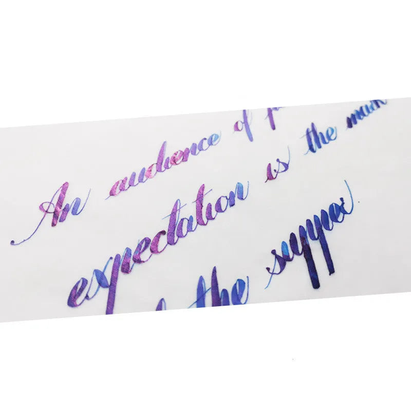 Strong sheen gradient fountain pen ink bottle in red tide or truffle colour