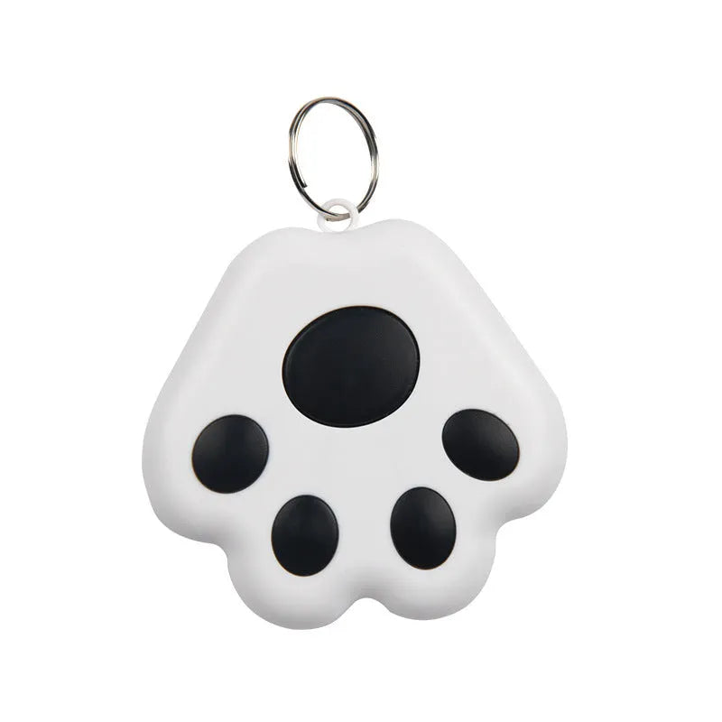 Small black Bluetooth anti-lost device with pendant attachment for dog tracking and phone finding