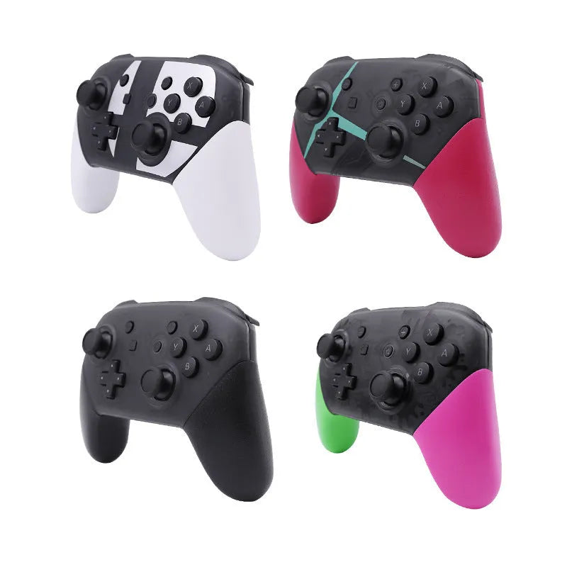 Black Nintendo Switch PRO wireless Bluetooth gamepad controller with vibration function
