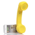 Bluetooth wireless stereo headset with retro microphone in hanging ear design