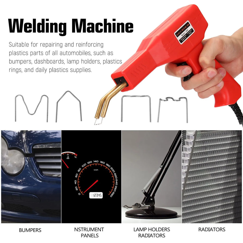 Automobile bumper repair welding machine with H50 welding gun for plastic seam welding