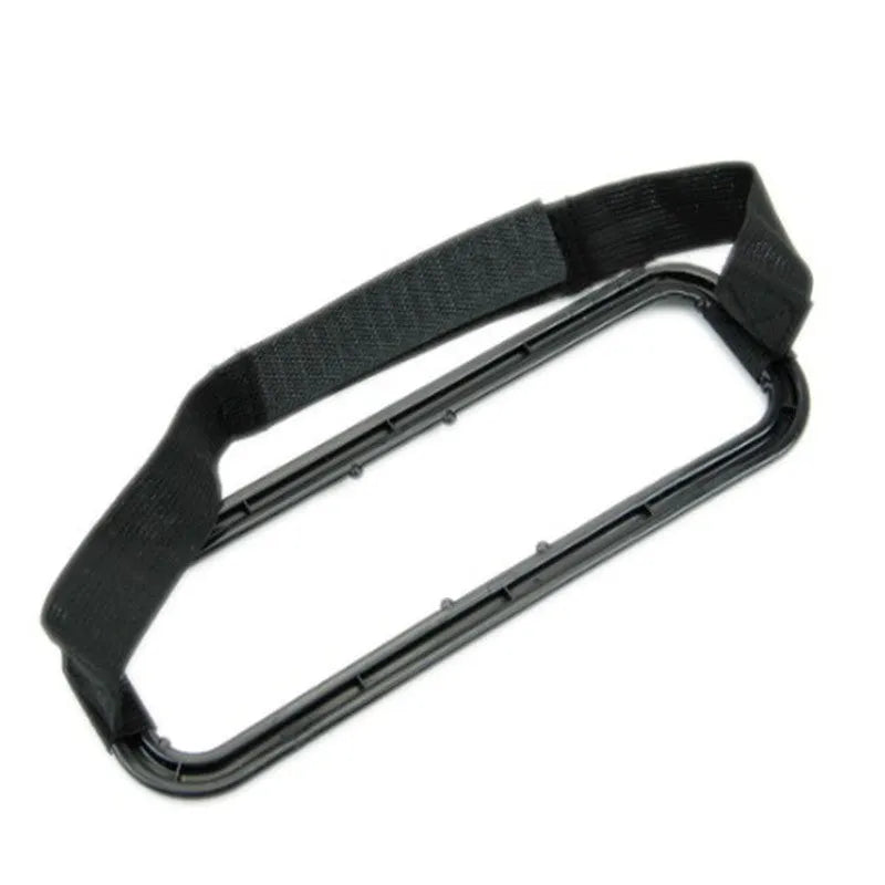Black car sun visor tissue holder made of ABS material attached to vehicle visor