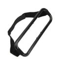 Black car sun visor tissue holder made of ABS material attached to vehicle visor