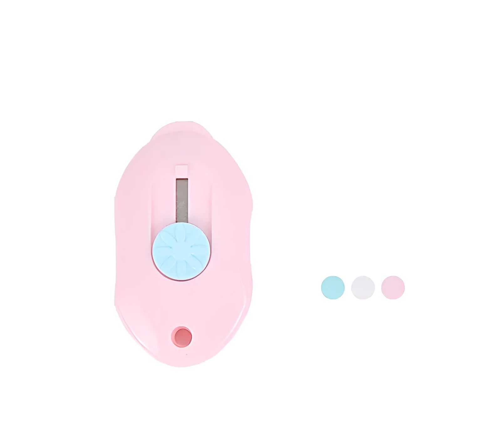 Cartoon art knife with open box design in Miffy style for manual production