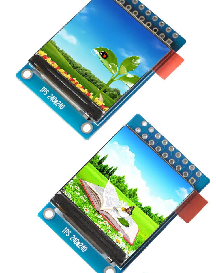 1.3 inch square IPS LCD colour display module with 240x240 resolution