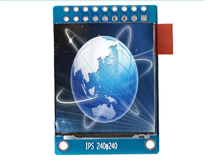 1.3 inch square IPS LCD colour display module with 240x240 resolution