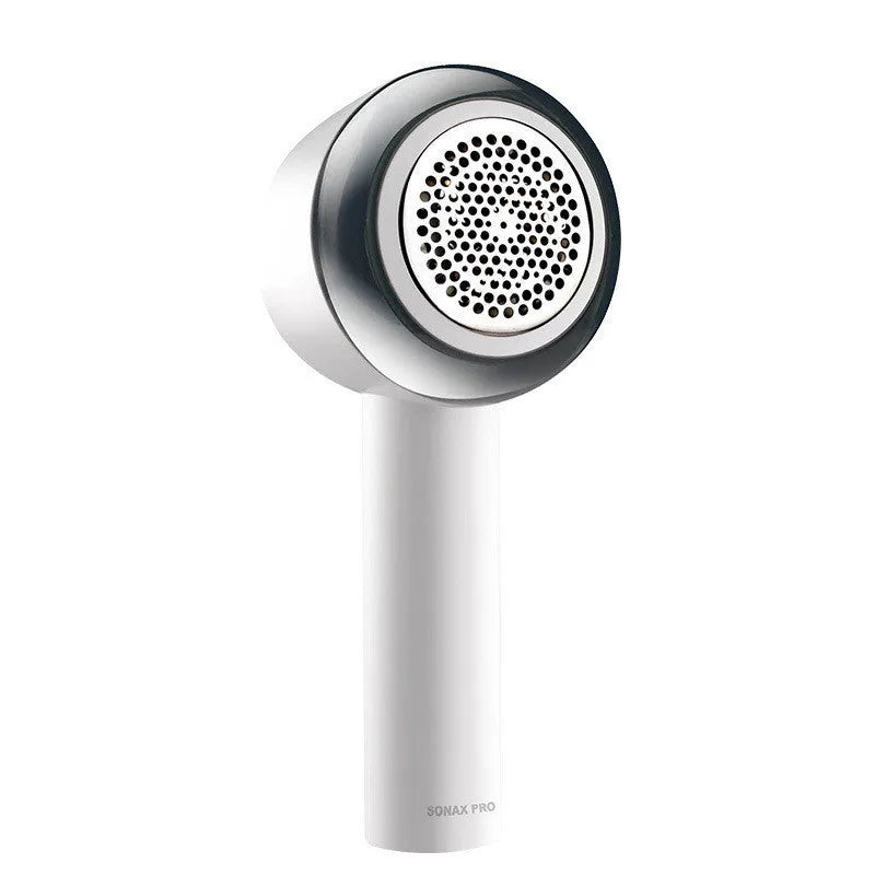 White rechargeable clothes shaver and lint remover ABS plastic 19.3cm long 3W for jumpers