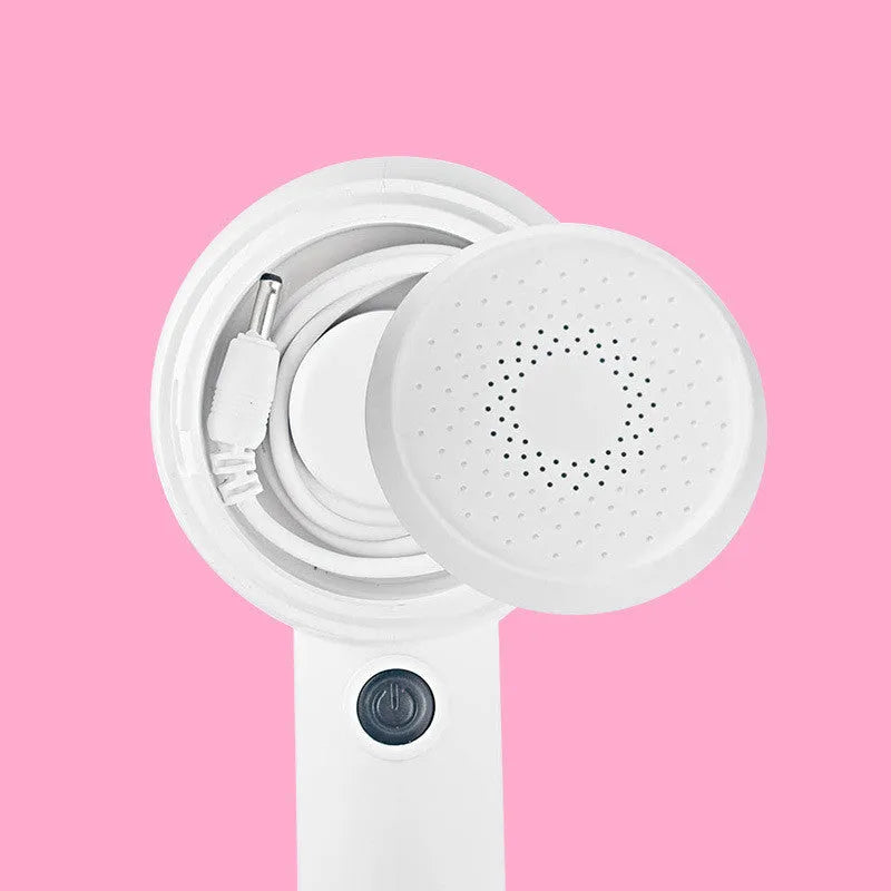 White rechargeable clothes shaver and lint remover ABS plastic 19.3cm long 3W for jumpers